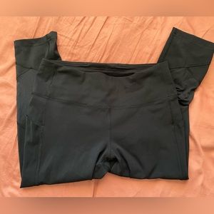 Lululemon Black Pace Rival High-Rise Crop 22"
